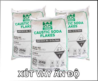 Xút vảy NaOH 99% Ấn Độ